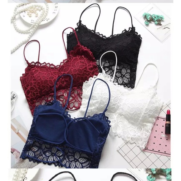 Other - JUST IN🌷 Burgundy Lace Bralette